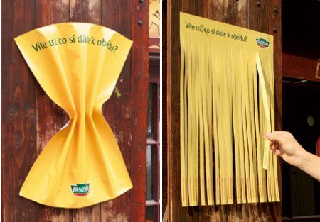 Panzani pasta poster